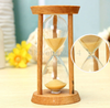 Wooden Frame Sandglass Timer Clock