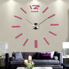 Muhsein Wall Clock Unique Big DIY 3D