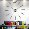 Muhsein Wall Clock Unique Big DIY 3D