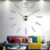 Muhsein Wall Clock Unique Big DIY 3D