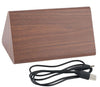 Modern Sensor Wood Clock Dual Led Display Bamboo Clock